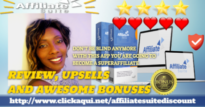 AFFILIATE SUITE. Review and Bonuses  ⭐️⭐️⭐️⭐️✨✨